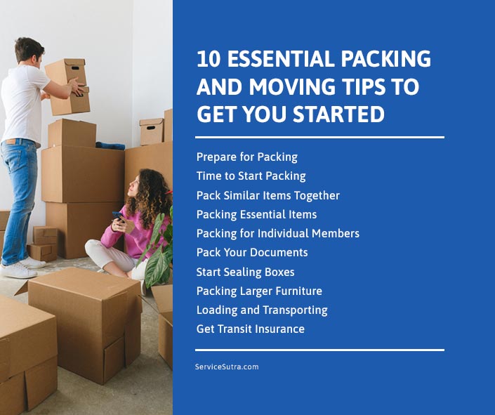 10 essential packing and moving tips to get you started