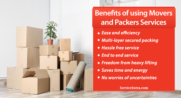 Amazing Benefits of Using Packers and Movers Over Moving It Yourself 