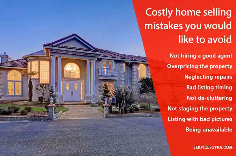 Costly home selling mistakes worth avoiding to get better offers and value of property