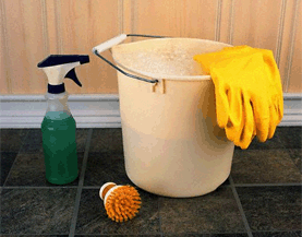Autumn Cleaning Checklist - Cleaning supplies