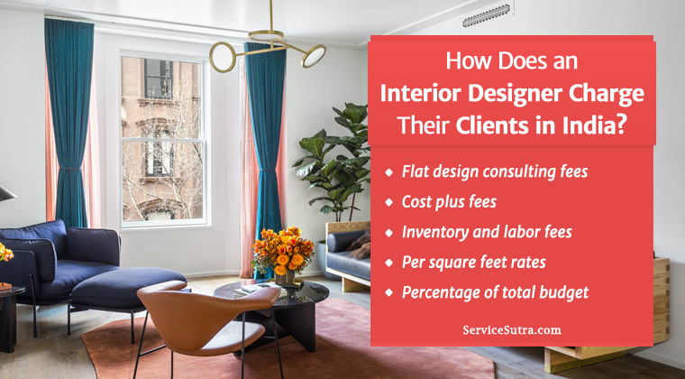 How Does an Interior Designer Charge Their Clients in India?