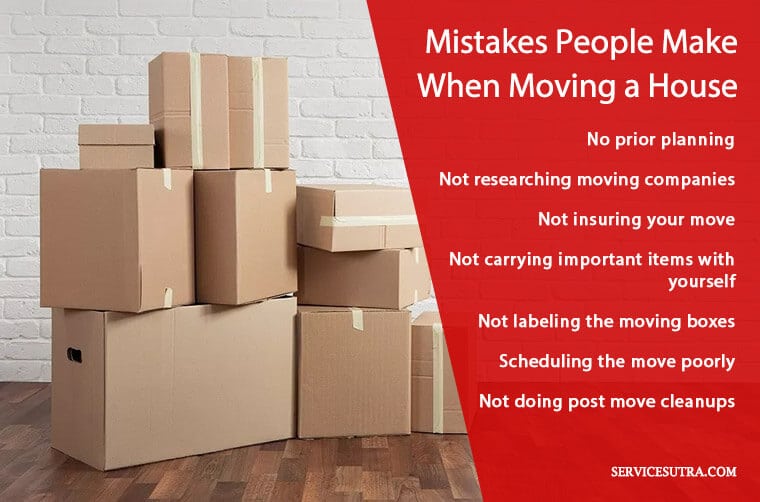 Common moving mistakes people make when relocating