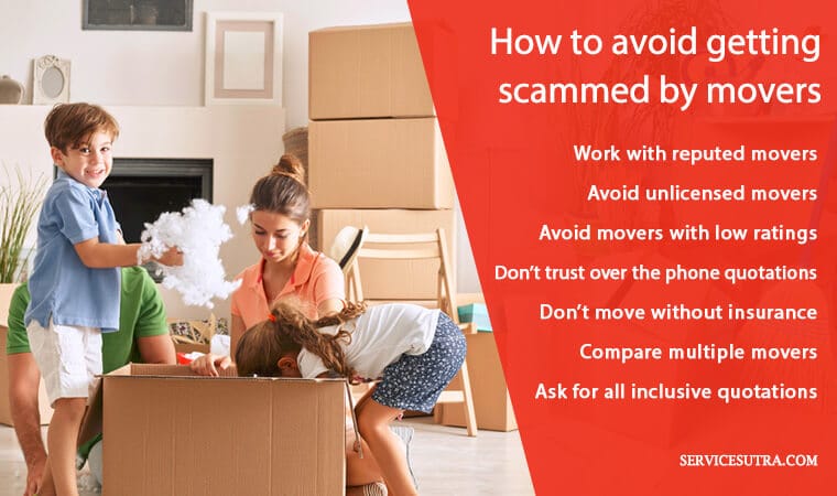 How to avoid shady movers and not get scammed by them