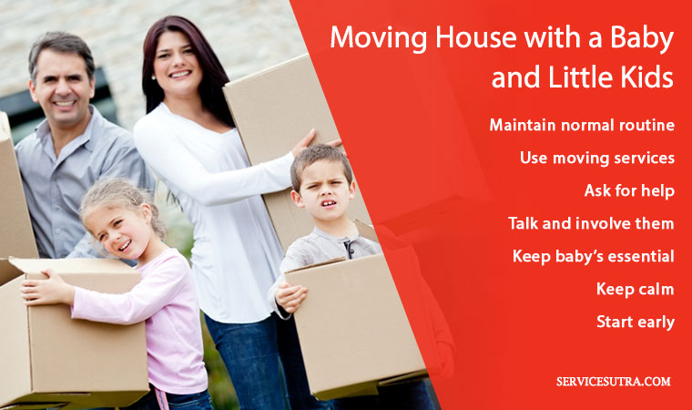 Best tips and things to do when moving house with a baby