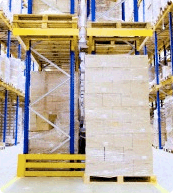 Storage facility for storage of goods