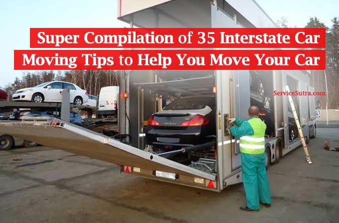Interstate car moving tips