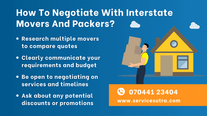 How To Negotiate With Interstate Movers And Packers