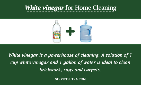 White vinegar for Home Cleaning