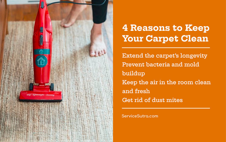 4 Reasons to Keep Your Carpet Clean