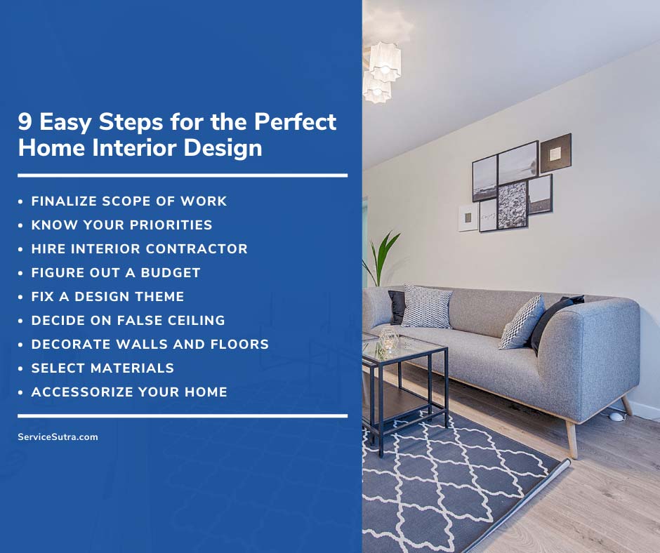 9 Easy Steps for the Perfect Home Interior Design