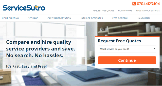 ServiceSutra Home Page