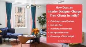 How Does an Interior Designer Charge Their Clients in India?