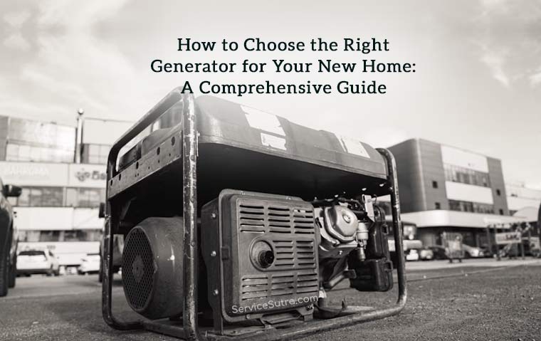 How to Choose the Right Generator for Your New Home: A Comprehensive Guide