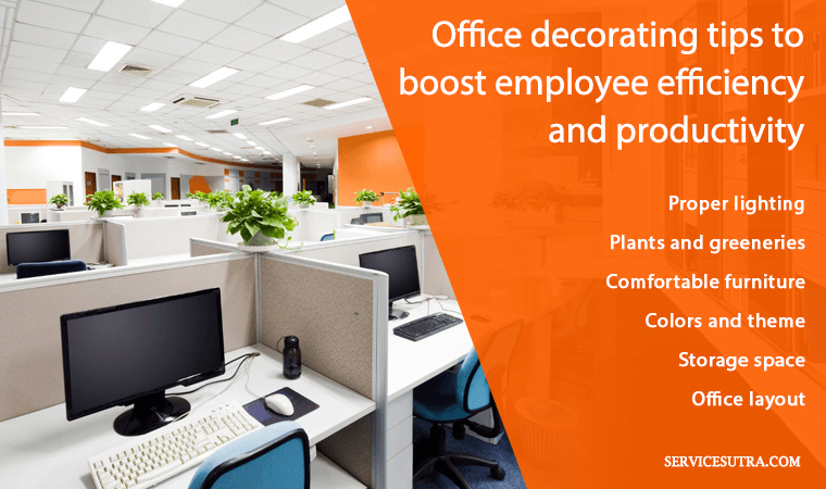 Office Decorating Tips To Improve Employee Efficiency and Productivity