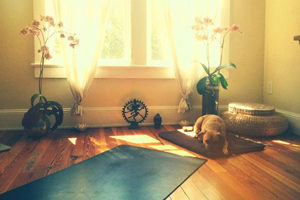 Using spare room as Yoga Corner